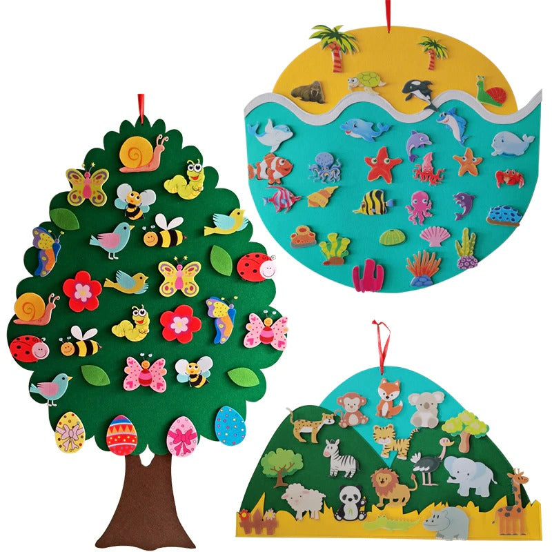 Vibrant Zoo Theme Wall Decoration