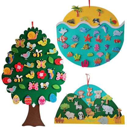 Vibrant Zoo Theme Wall Decoration