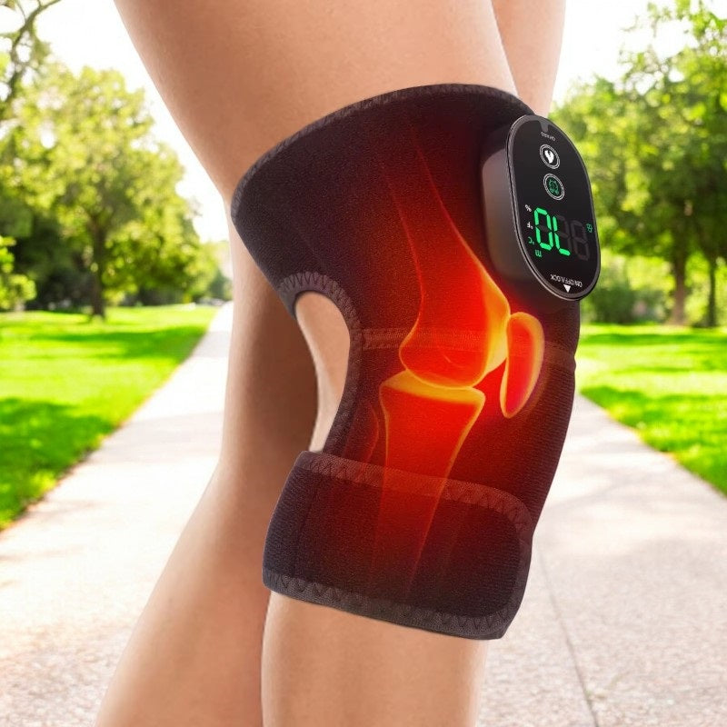Heat Therapy Knee Wrap with Adjustable Temp Control - Luxicro