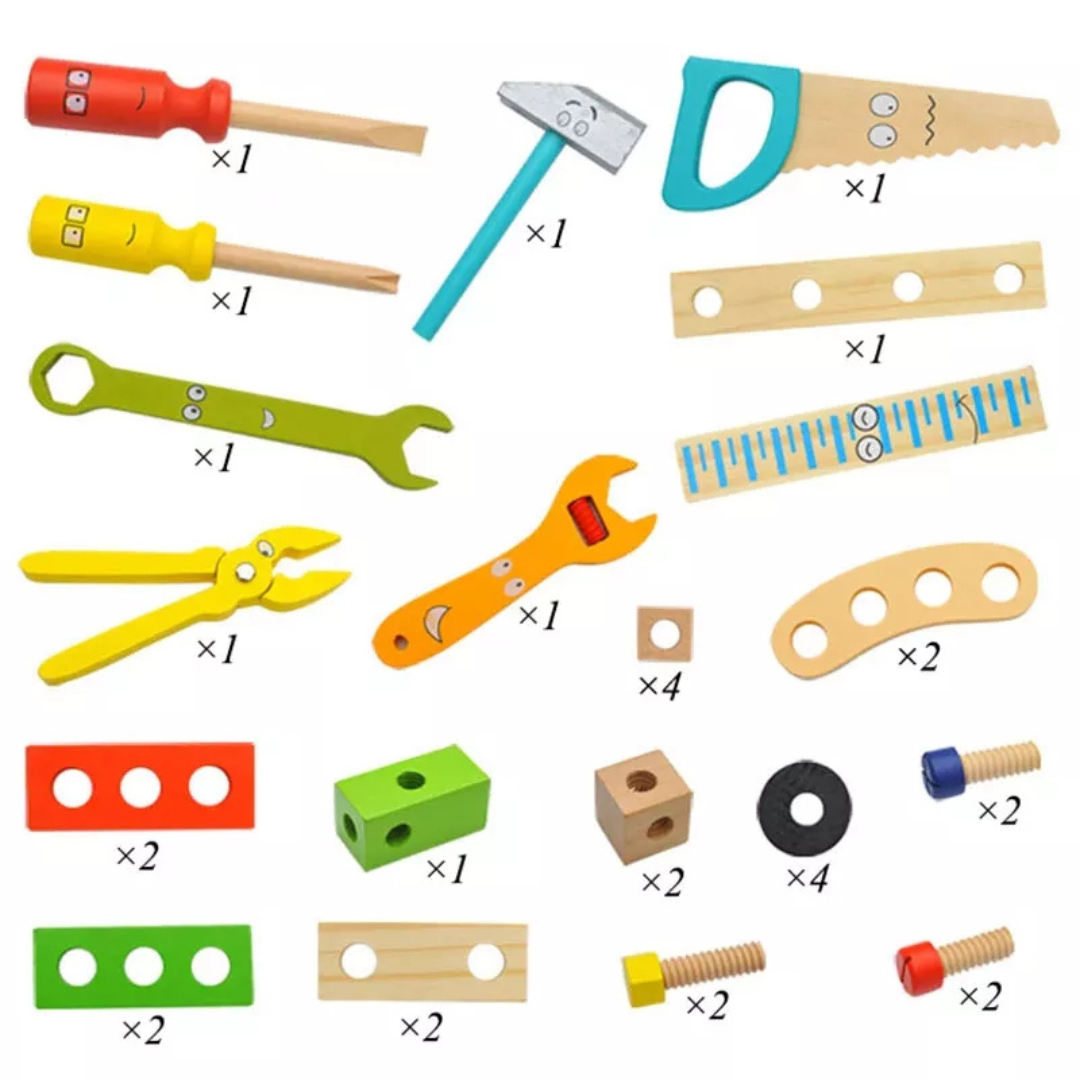 Fun Kids DIY Toolbox Set - Luxicro