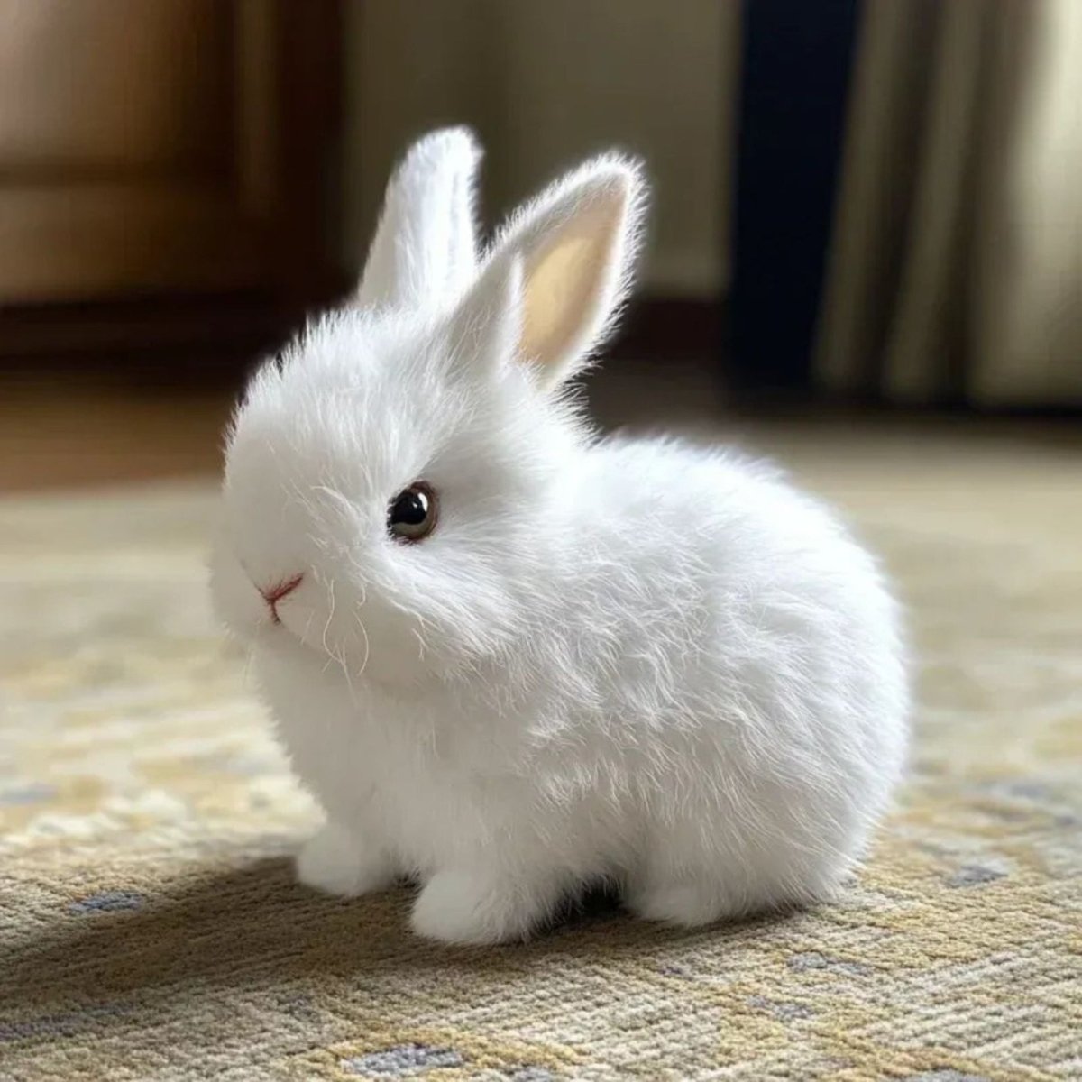 Realistic Robot Bunny - Interactive Pet Toy with Life Like Motion - Luxicro