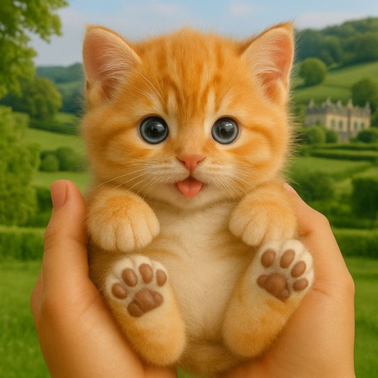 Cute Electronic Kitty Toy - Interactive Walking Pet - Luxicro