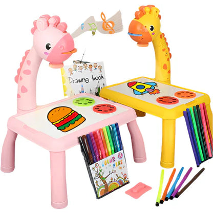 Fun Kids Dinosaur Drawing Table