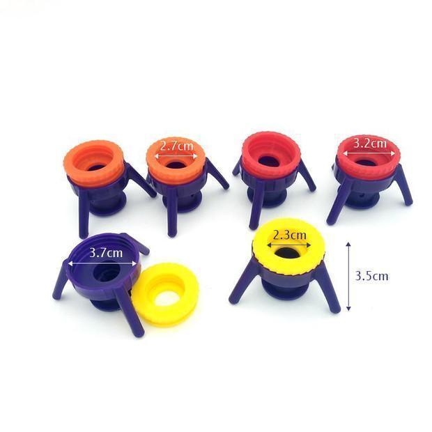 Convenient 6-Pack Water Bottle Storage Set