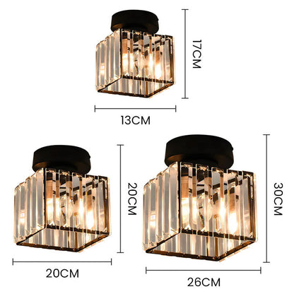 Elegant Glass Hanging Light Fixture