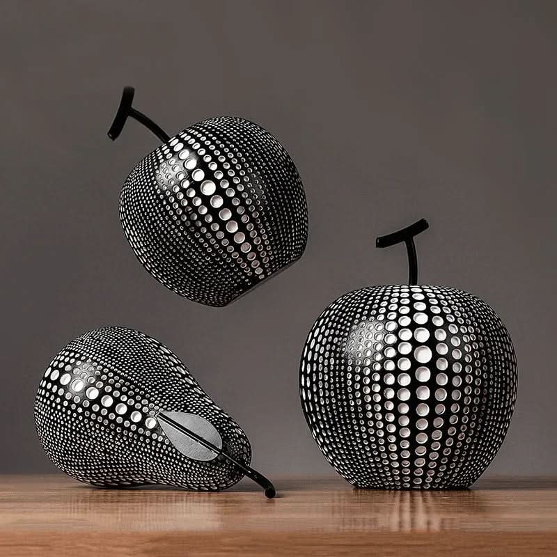 Cute Polka Dot Apple Figurine Decoration
