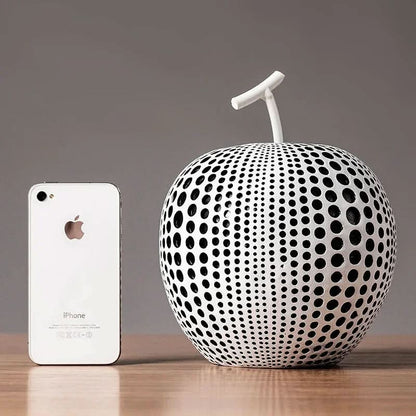 Cute Polka Dot Apple Figurine Decoration