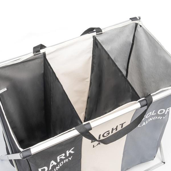 Space Saving Collapsible Laundry Sorter Bin
