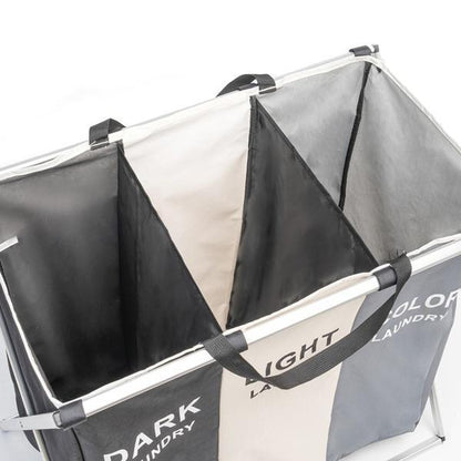 Space Saving Collapsible Laundry Sorter Bin