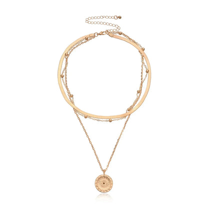 Dainty Floral Pendant Necklace Gift Set - Luxicro