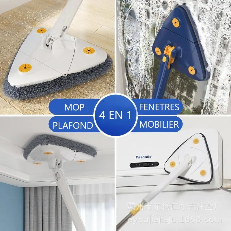 Rotating Head Mop - Quick Floor Cleaning Tool