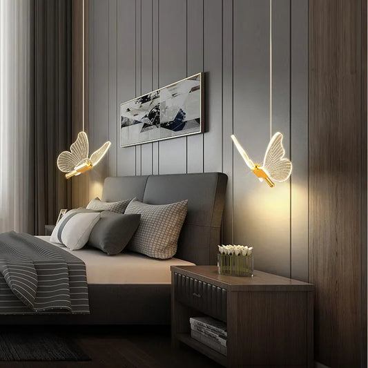 Beautiful LED Dragonfly Pendant Lamp - Luxicro