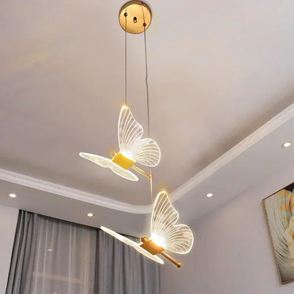 Beautiful LED Dragonfly Pendant Lamp