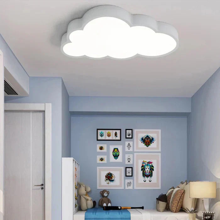 Bright Childrens Cloud Shaped Ceiling Light