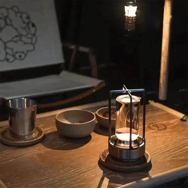 Elegant Clear Office Table Lamp