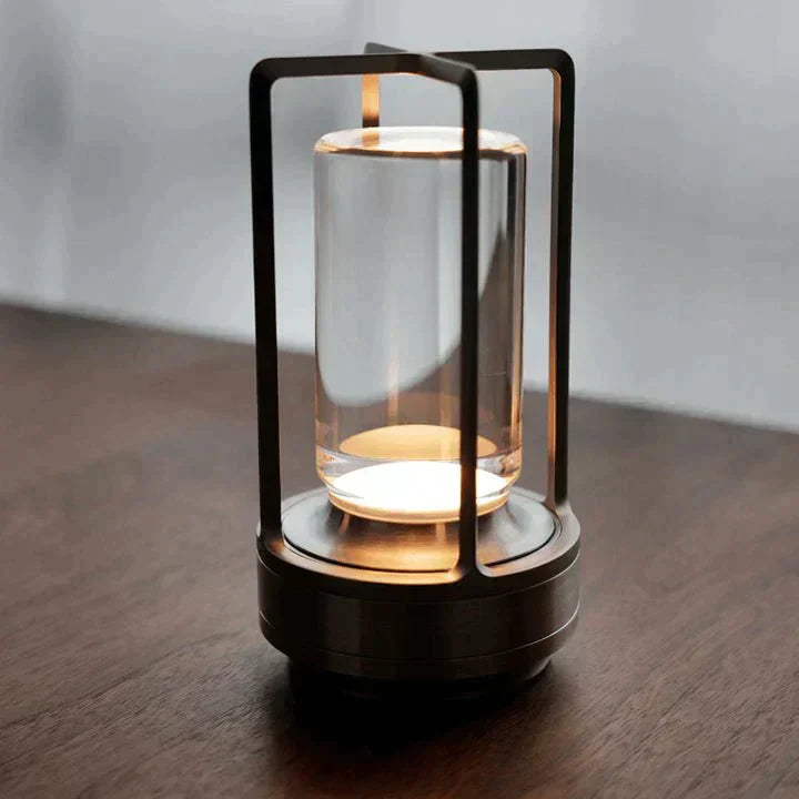 Elegant Clear Office Table Lamp - Luxicro