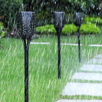 Outdoor Solar Powered Flickering Torch Light
