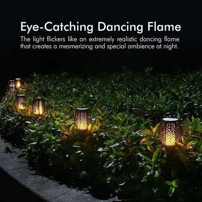 Outdoor Solar Powered Flickering Torch Light