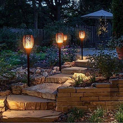 Outdoor Solar Powered Flickering Torch Light