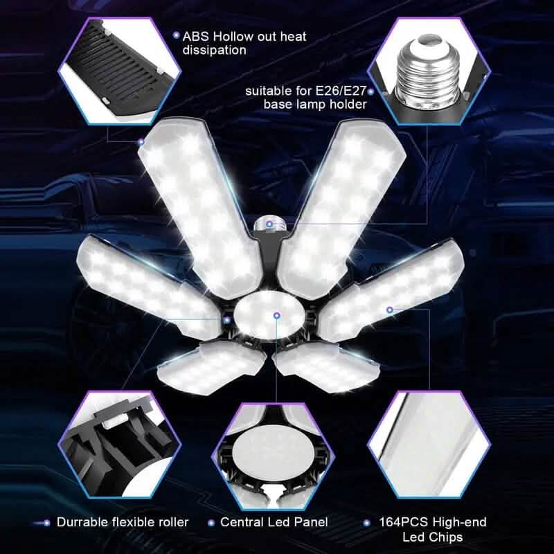 Bright LED Garage Ceiling Light 150W High Output