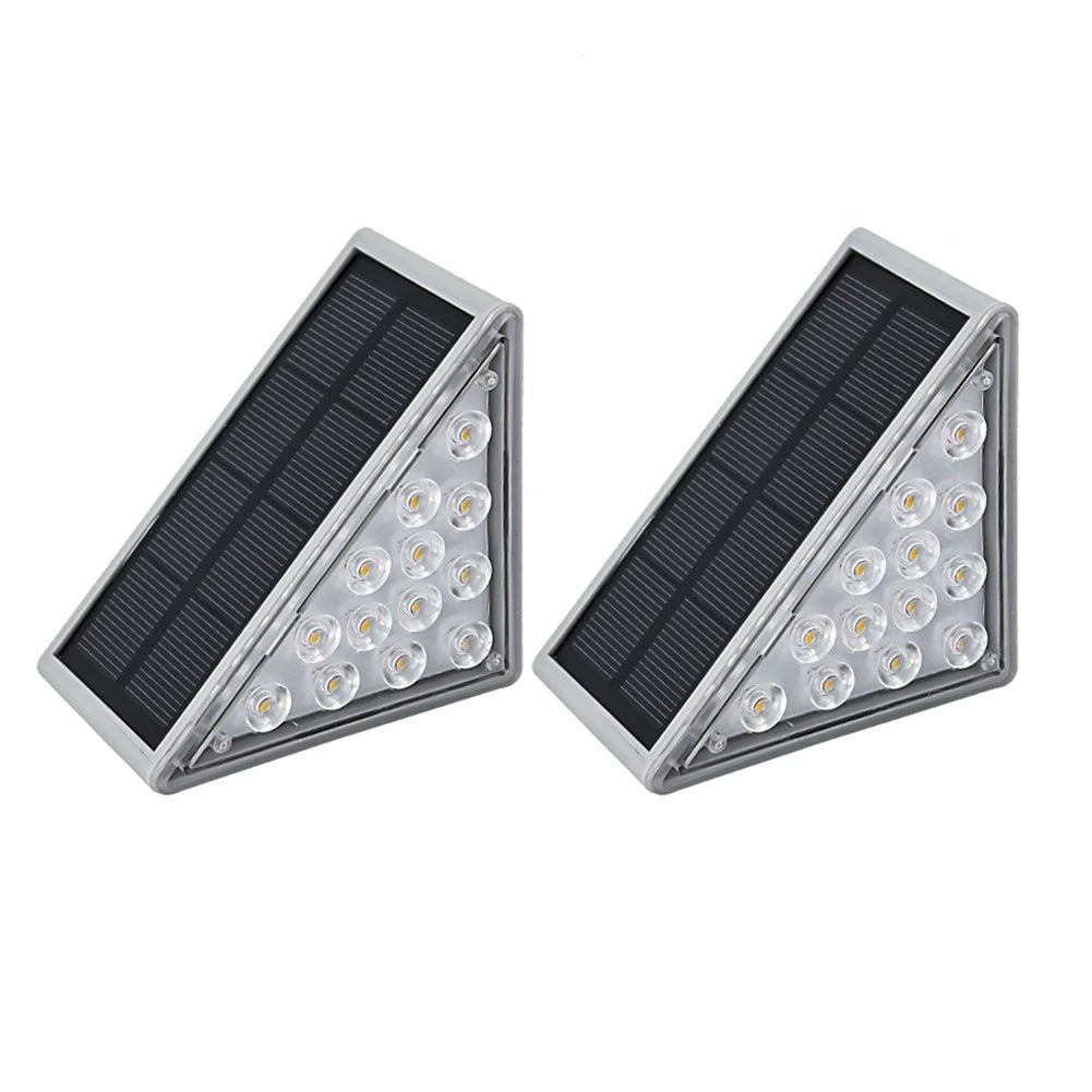 Weatherproof Garden Solar Step Lights