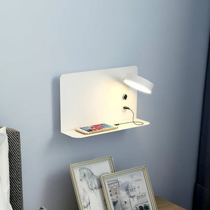 Bright LED Wall Lamp with USB Port and Dimmer