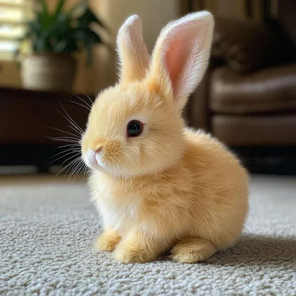 Cuddly Bunny Stuffed Animal with Fluffy Fur