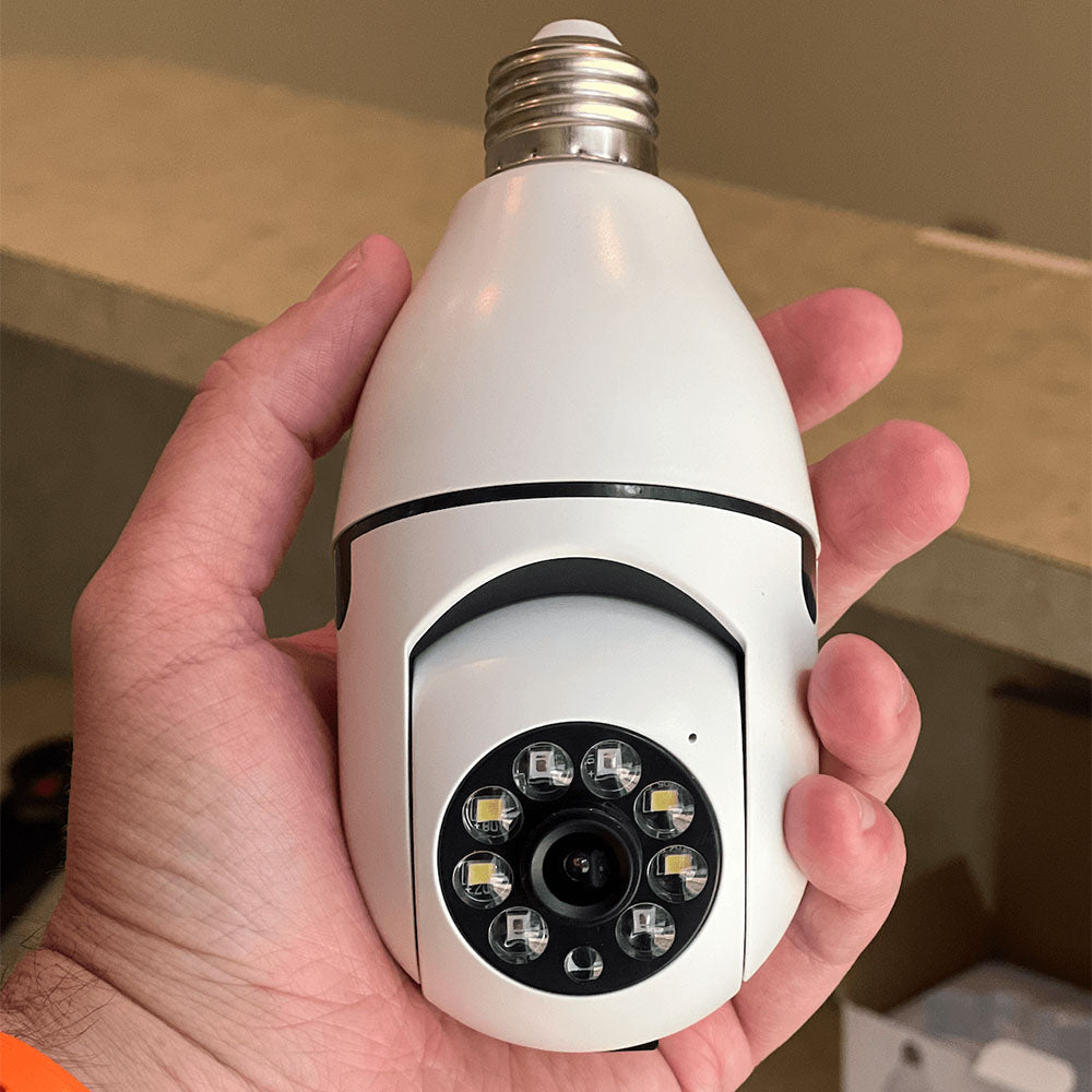 Wireless Home Security Light Bulb Camera - Luxicro