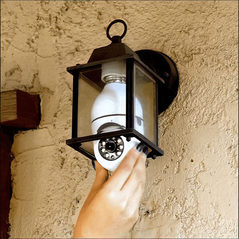 Wireless Home Security Light Bulb Camera