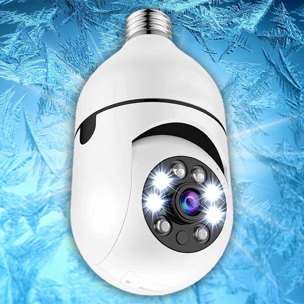 Wireless Home Security Light Bulb Camera