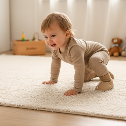 Cozy Infant Booties in Gentle Suede Design - Luxicro