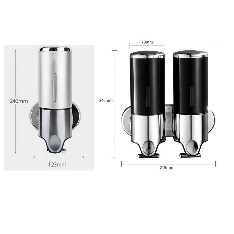 Bathroom Stainless Steel Soap Dispenser Mount - Luxicro