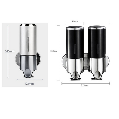 Bathroom Stainless Steel Soap Dispenser Mount - Luxicro