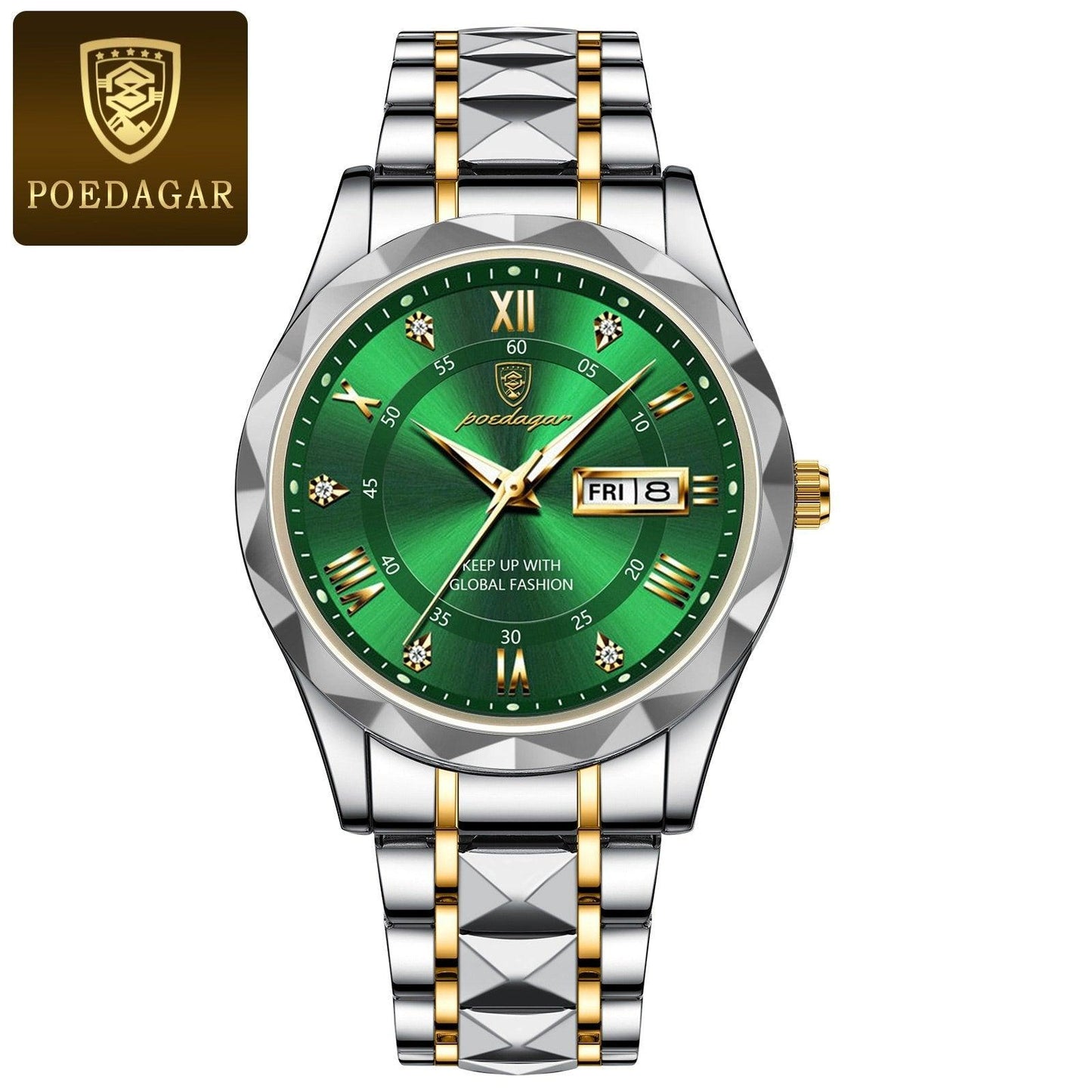 Stylish Blue Face Mens Steel Watch