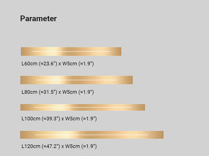 Premium Brushed Gold Wall Lamp