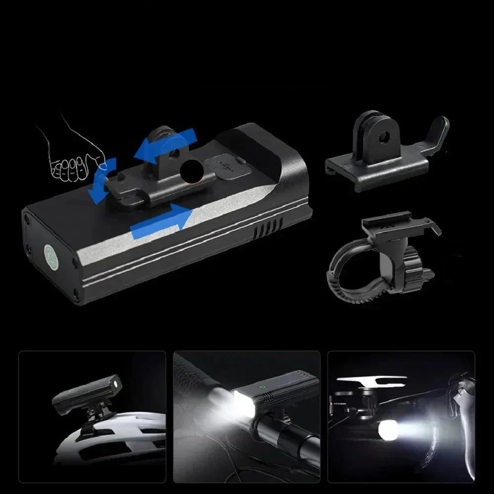 Bright 5000 Lumen USB Rechargeable Bike Light