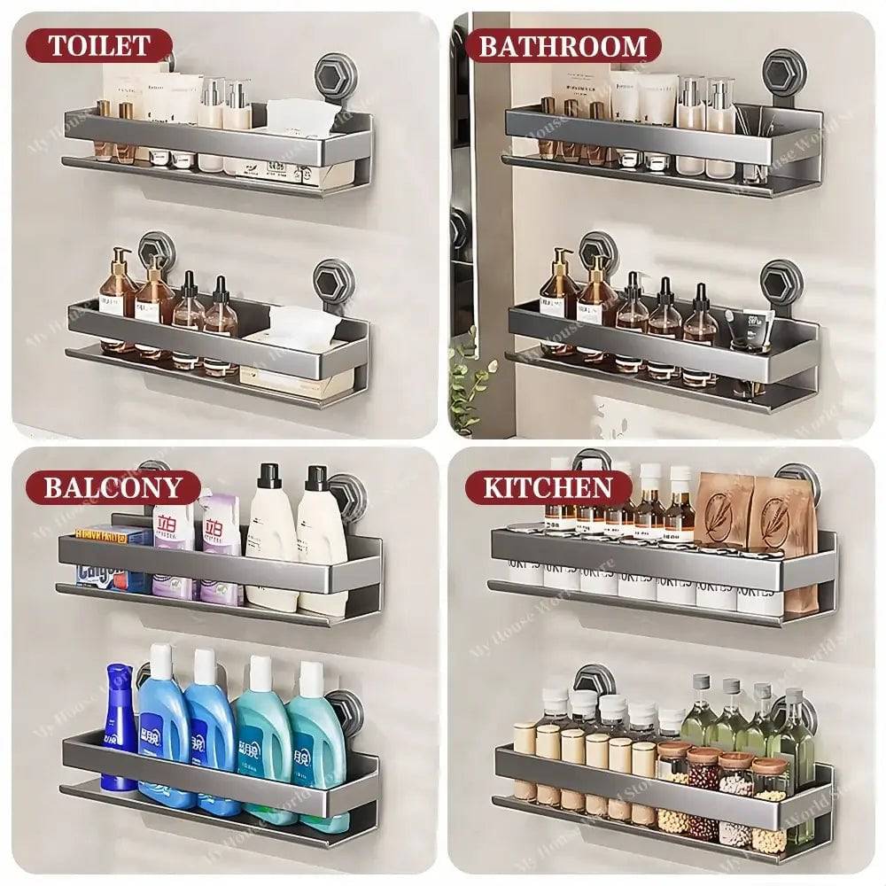 Compact Wall Mount Spice Storage Rack