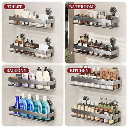 Compact Wall Mount Spice Storage Rack