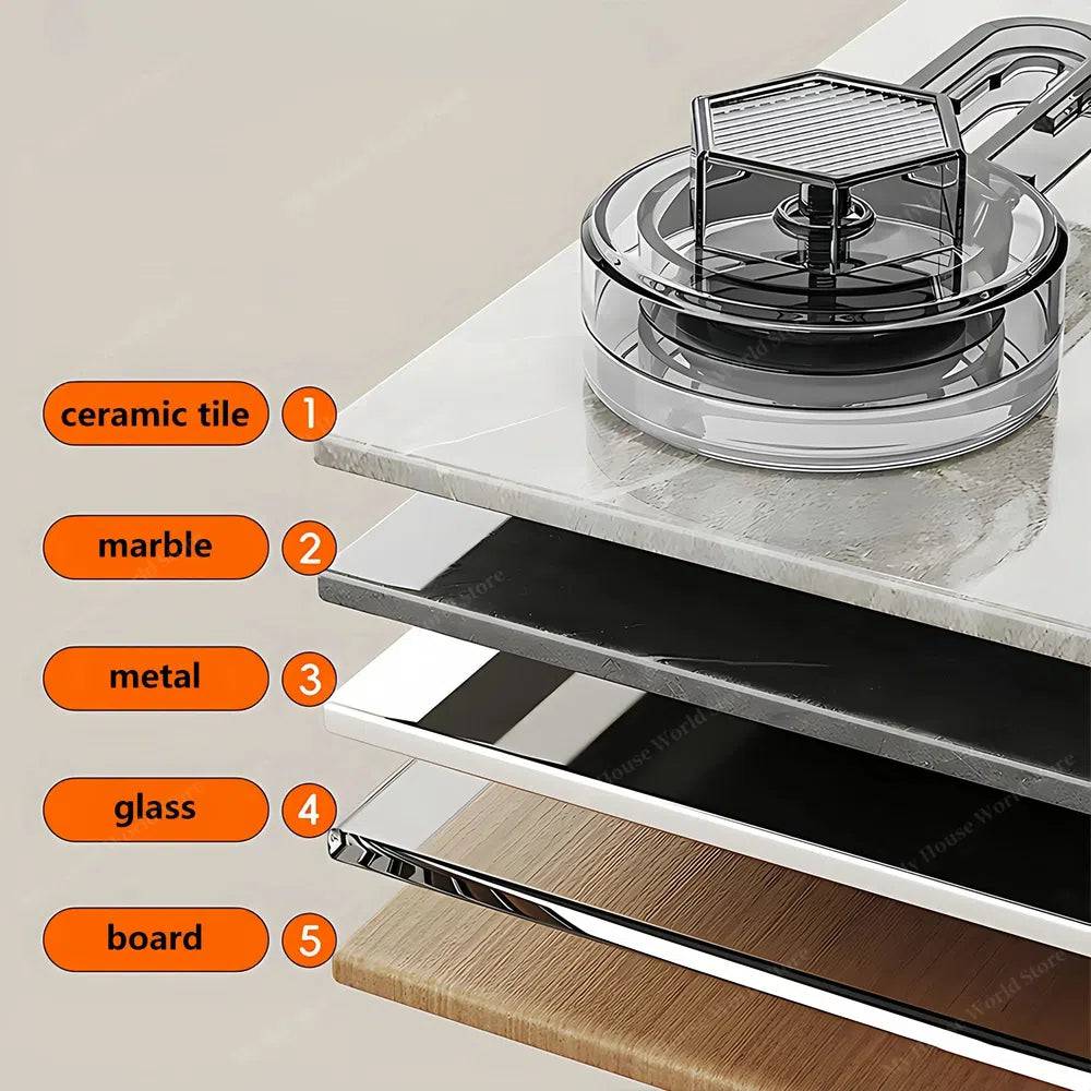 Compact Wall Mount Spice Storage Rack