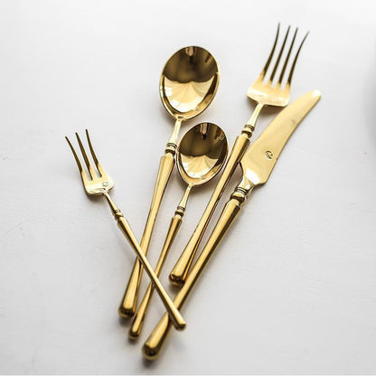 Premium 24K Gold Flatware Set