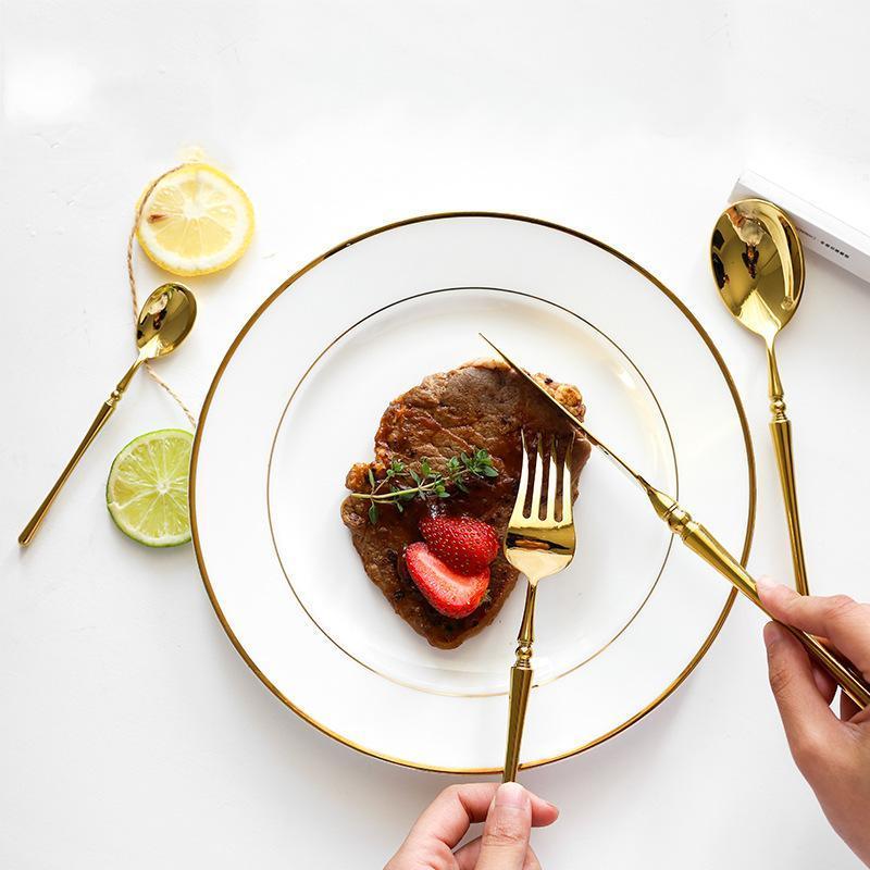 Premium 24K Gold Flatware Set
