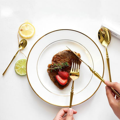Premium 24K Gold Flatware Set