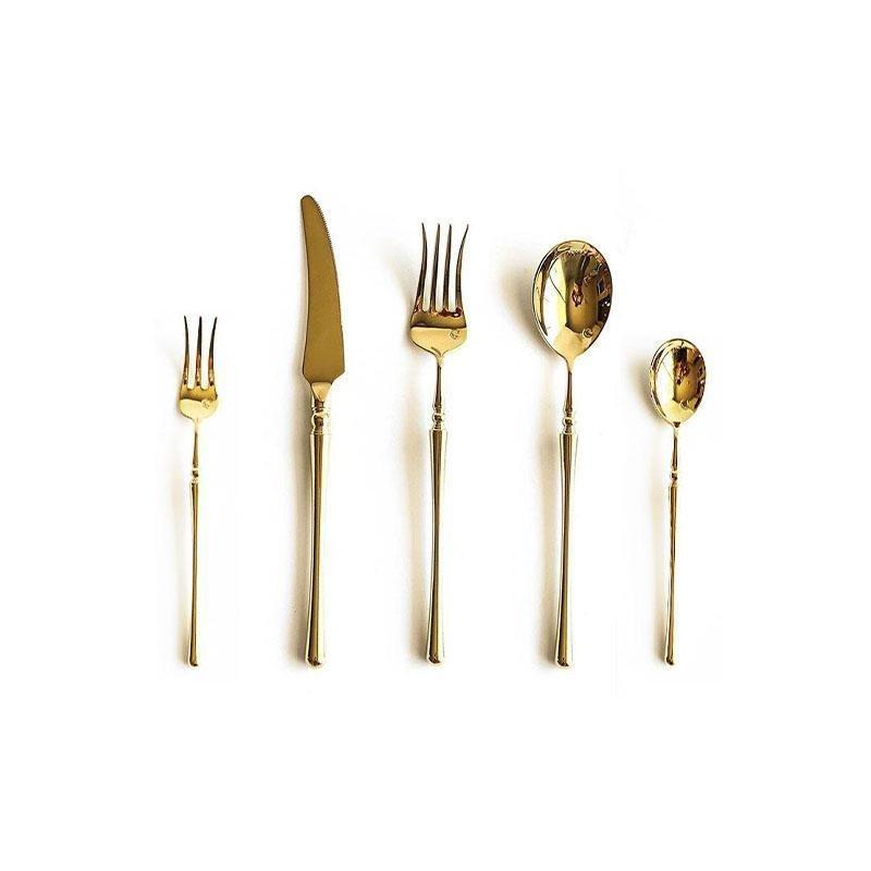 Premium 24K Gold Flatware Set
