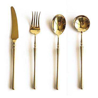 Premium 24K Gold Flatware Set