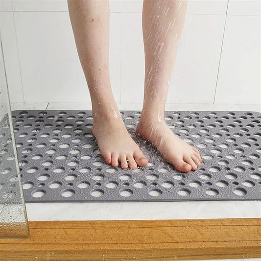 Antibacterial Non-Slip Bath Mat with Strong Grip - Luxicro