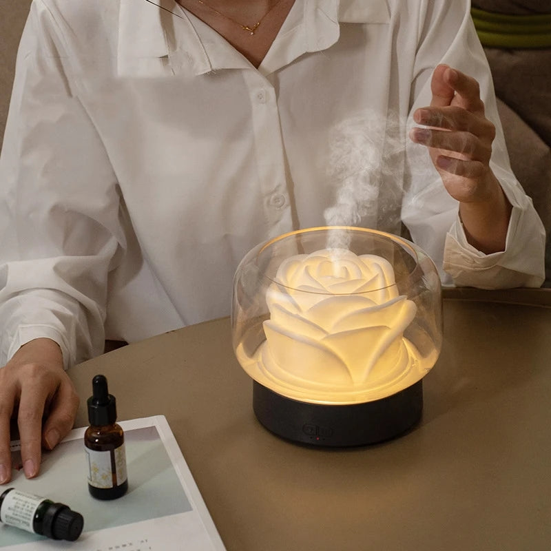 Luxury Essential Oil Diffuser with Color Changing Light - Luxicro