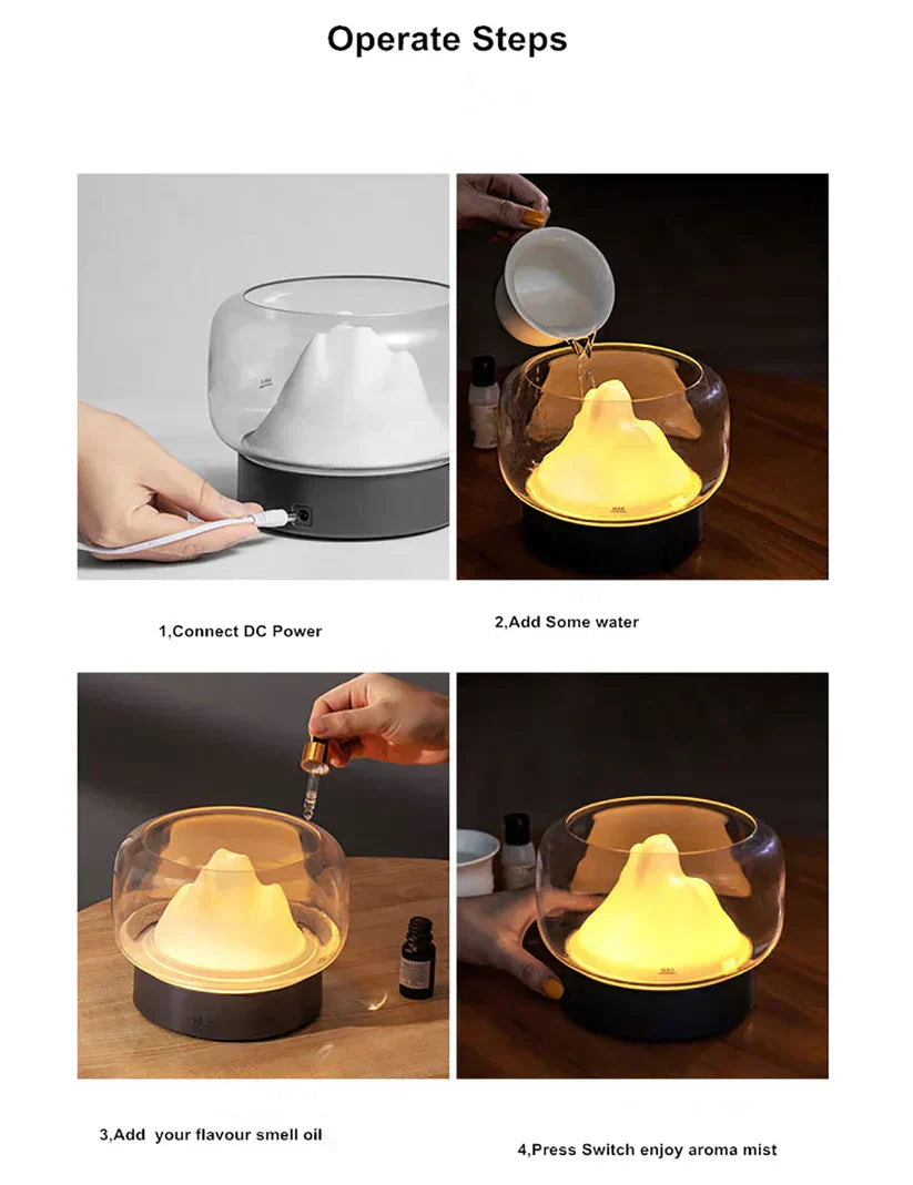 Luxury Essential Oil Diffuser with Color Changing Light