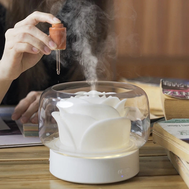 Luxury Essential Oil Diffuser with Color Changing Light