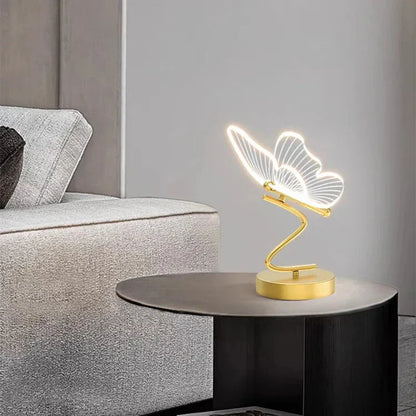 Elegant Floral LED Desk Lamp