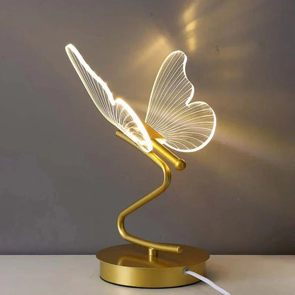Stylish LED Table Lamp with Floral Pattern